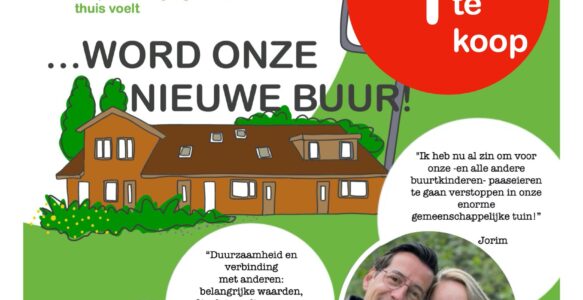 Nog 1 huis te koop!