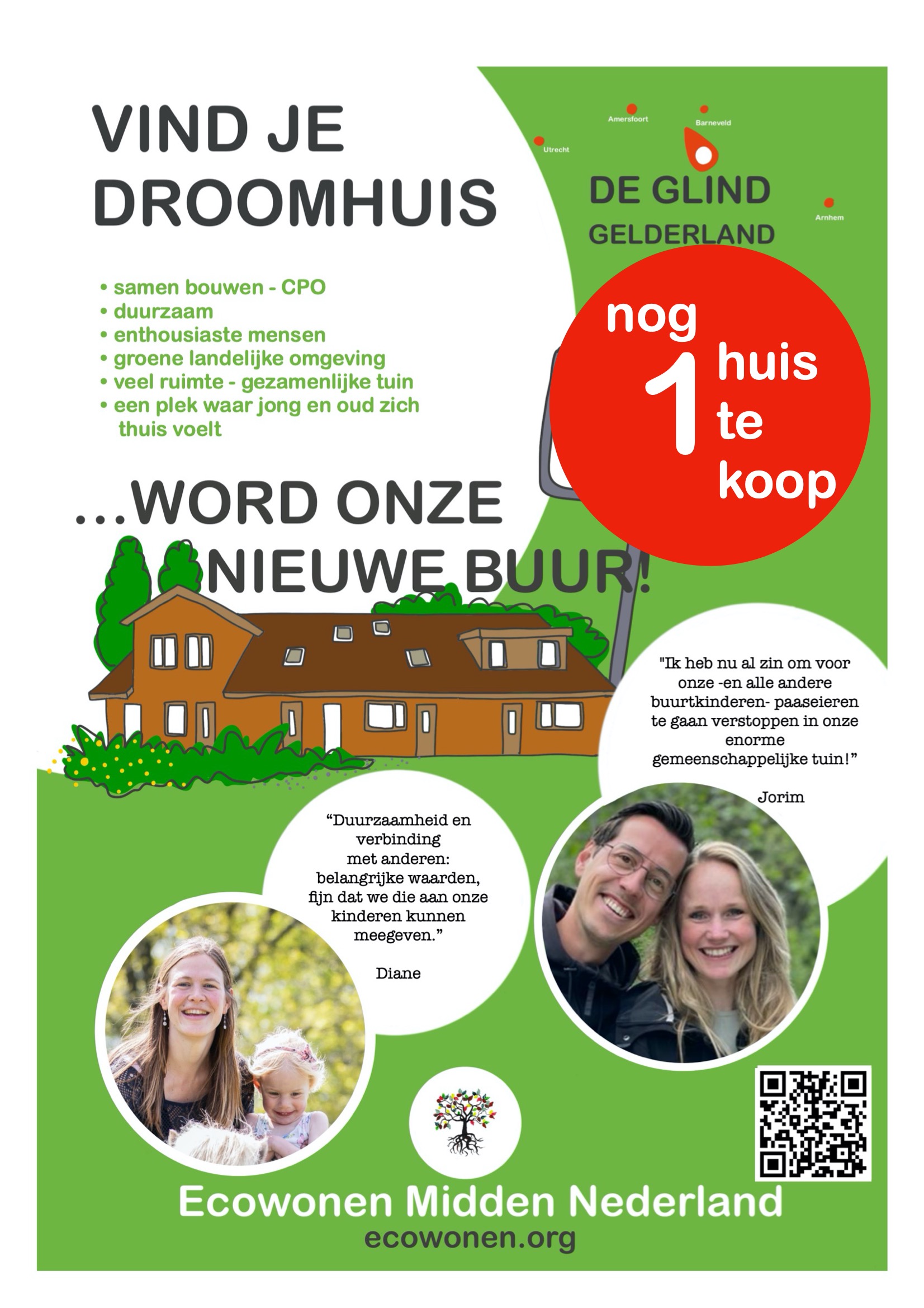 Nog 1 huis te koop!